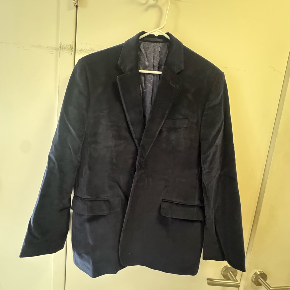 Elegant Midnight Blue Men's Blazer